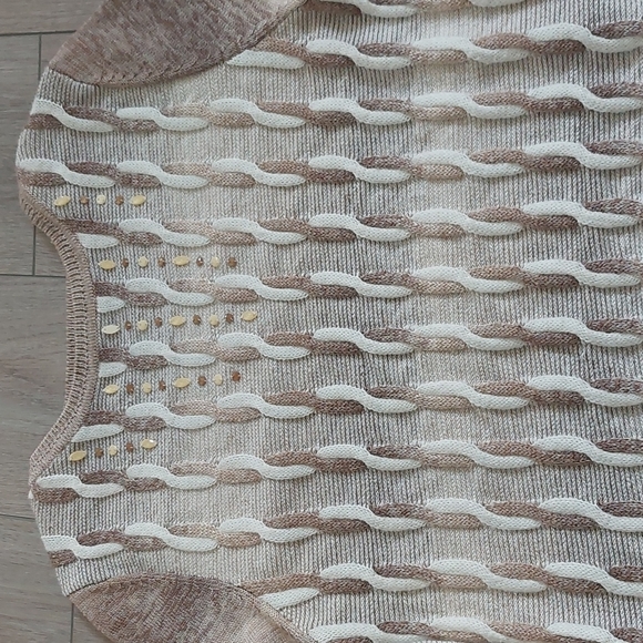 Alfred Dunner Vintage Woman Sweater Size XL Brown and White - Picture 4 of 12